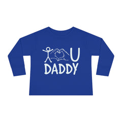 Love Daddy Toddler Long Sleeve Tee