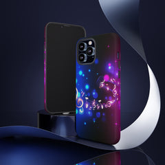 Golden Notes Music iPhone Tough Cases