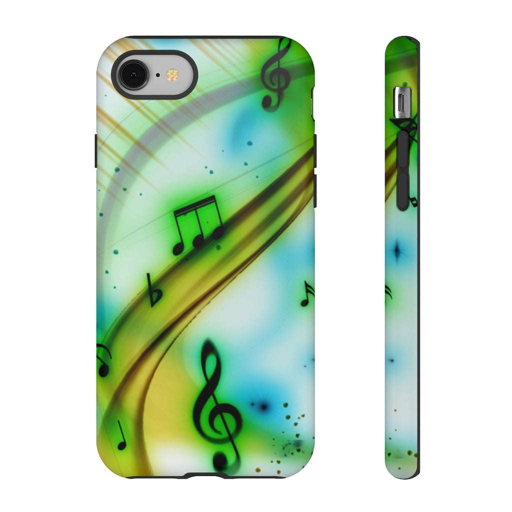 Mystic Swirl Music iPhone Tough Cases