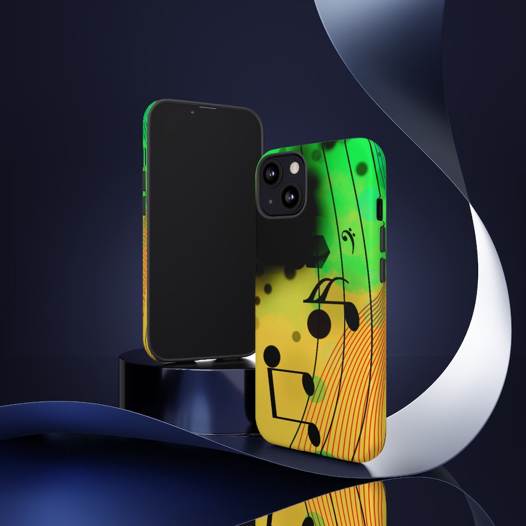 Lost Notes Music iPhone Tough Cases