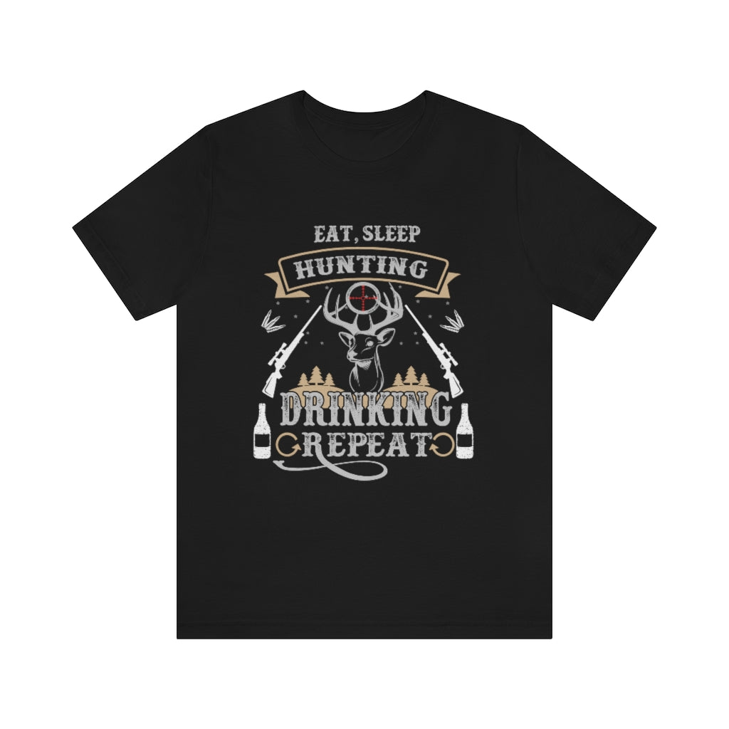 Hunting Repeat Unisex Jersey Short Sleeve Tee