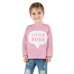 Little Boss Toddler Long Sleeve Tee
