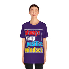 Positive Mindset Unisex Jersey Short Sleeve Tee