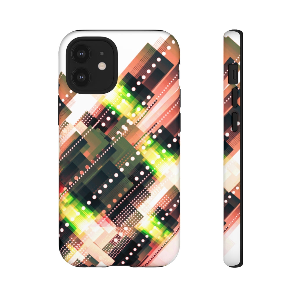 Ribbon Geometric iPhone Tough Cases