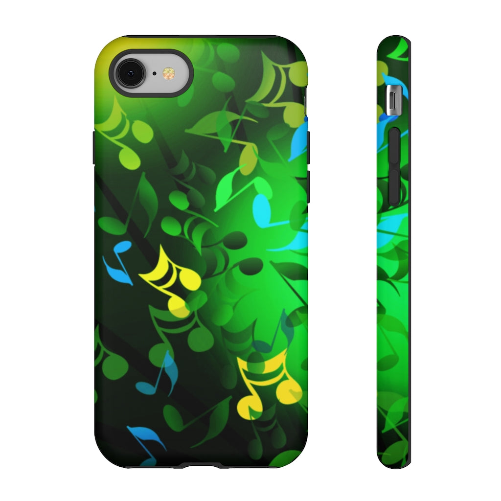 Scattered Notes Music iPhone Tough Cases