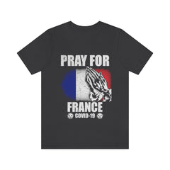 Pray For France Unisex Jersey Short Sleeve Tee