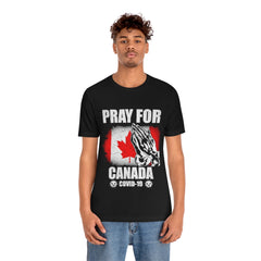 Pray For Canada Unisex Jersey Short Sleeve Tee