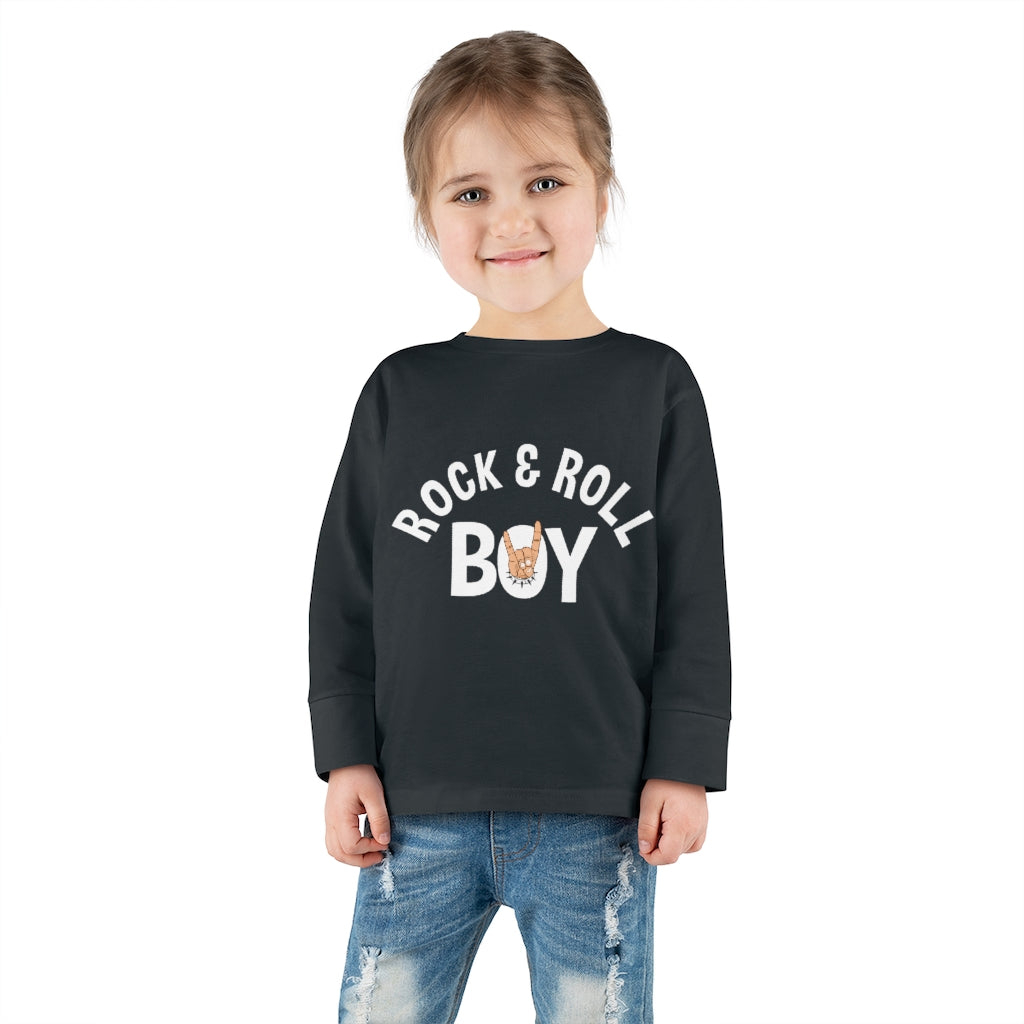 Rock And Roll Toddler Long Sleeve Tee