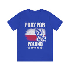 Pray For Poland Unisex Jersey Short Sleeve Tee
