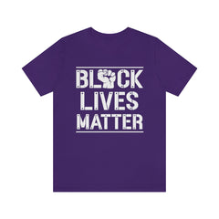 Black Lives Matter Unisex Jersey Short Sleeve Tee