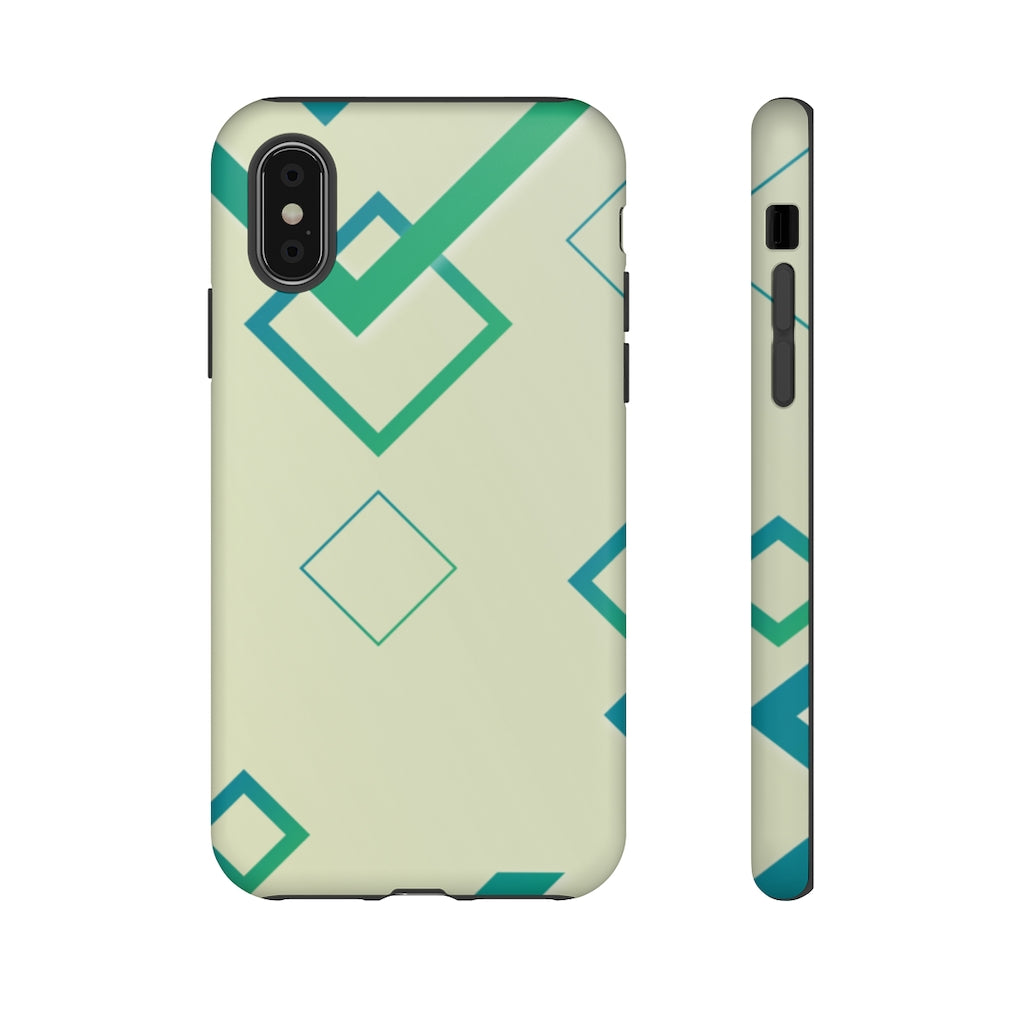 Boxed Geometric iPhone Tough Cases