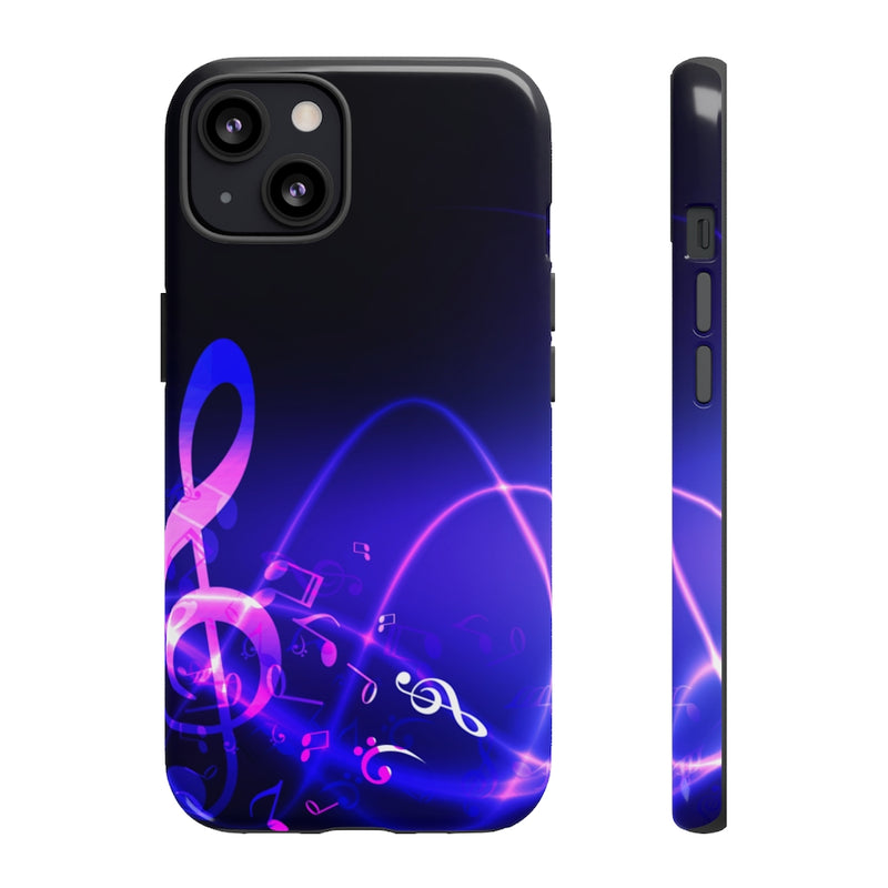 Floating Notes Music iPhone Tough Cases