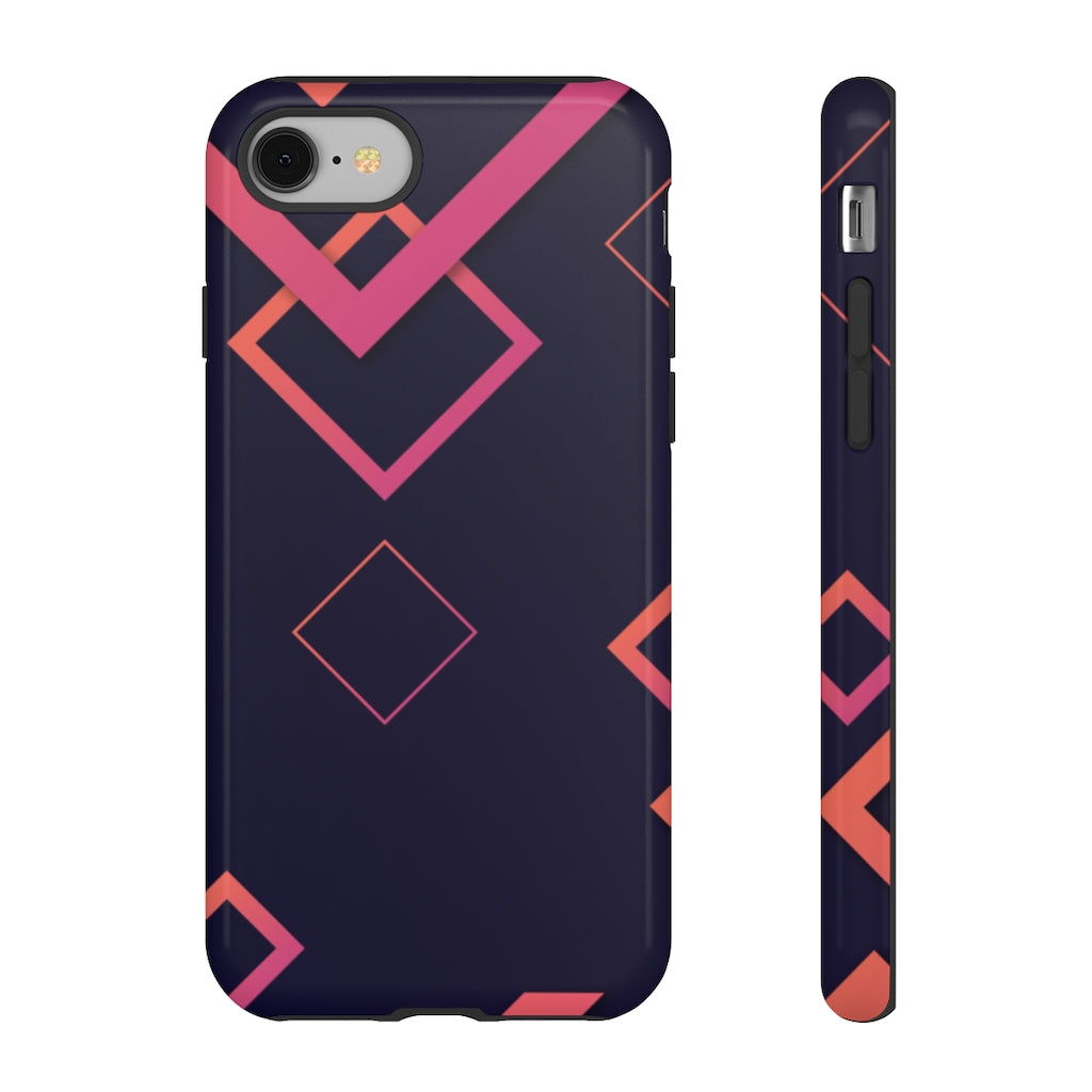 Boxed Geometric iPhone Tough Cases