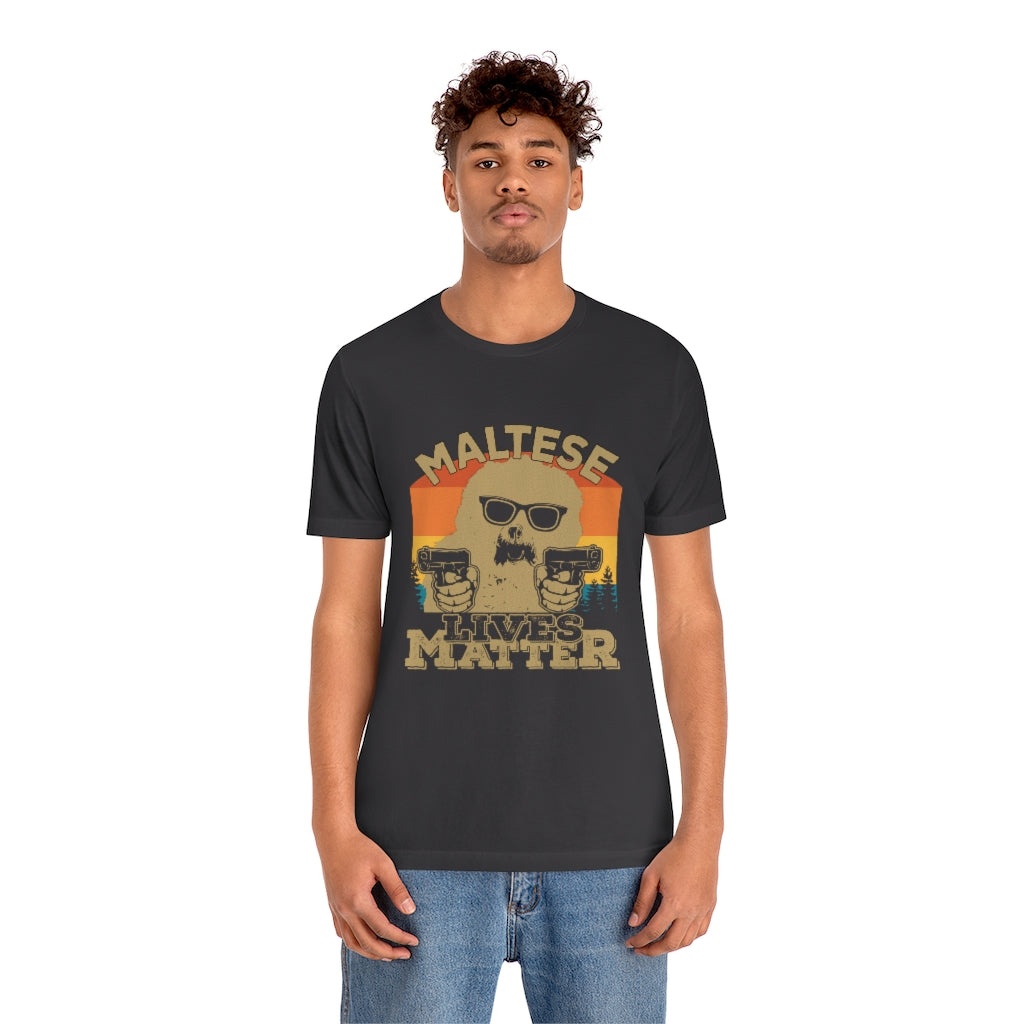 Maltese Lives Matter Unisex Jersey Short Sleeve Tee