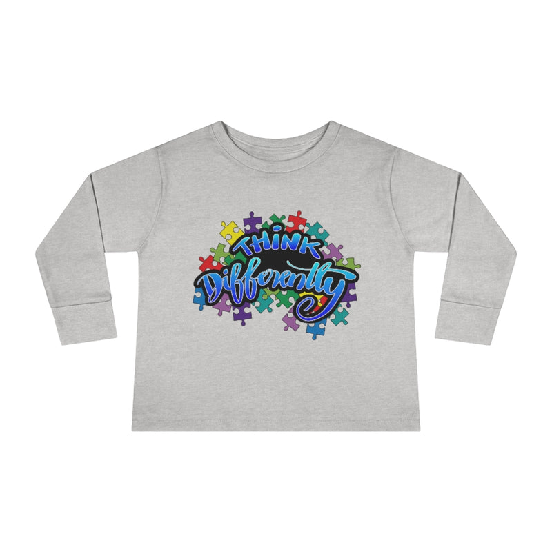 Think Differently Toddler Long Sleeve Tee