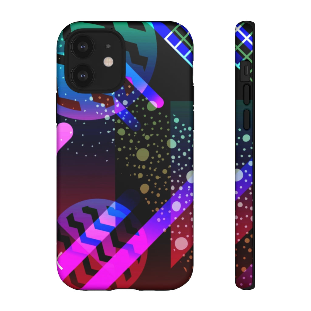 Zigzag Geometric iPhone Tough Cases
