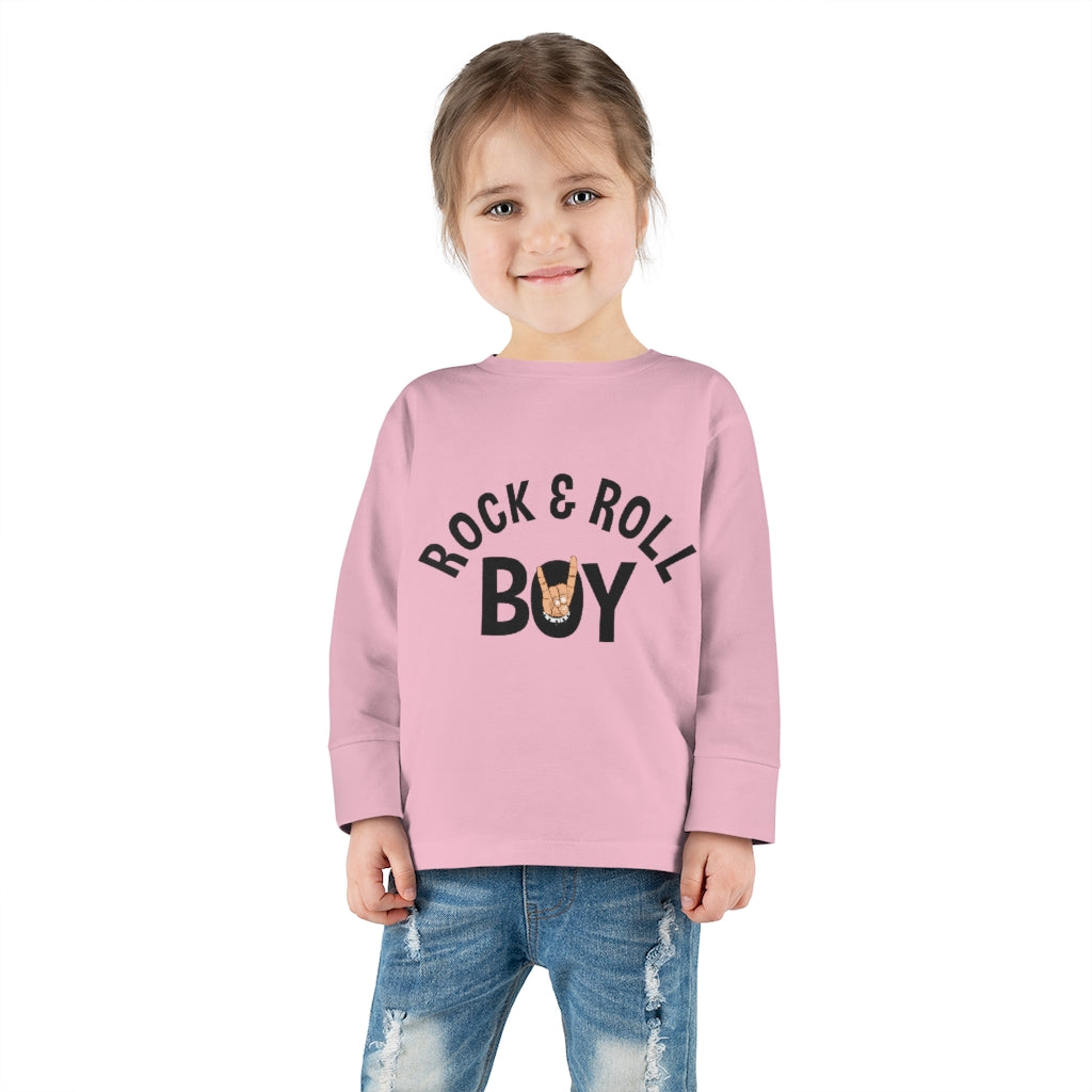 Rock And Roll Toddler Long Sleeve Tee