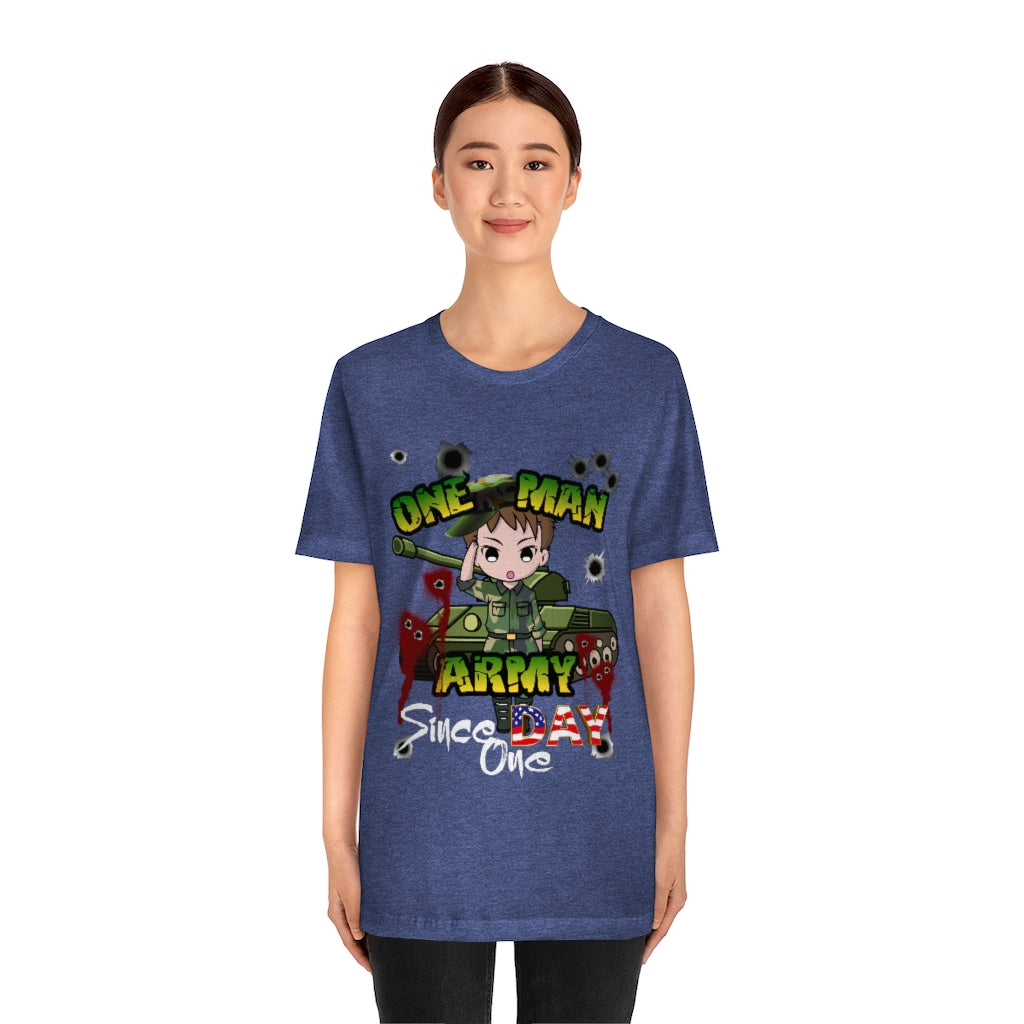 One Man Army Unisex Jersey Short Sleeve Tee