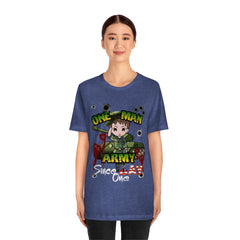 One Man Army Unisex Jersey Short Sleeve Tee