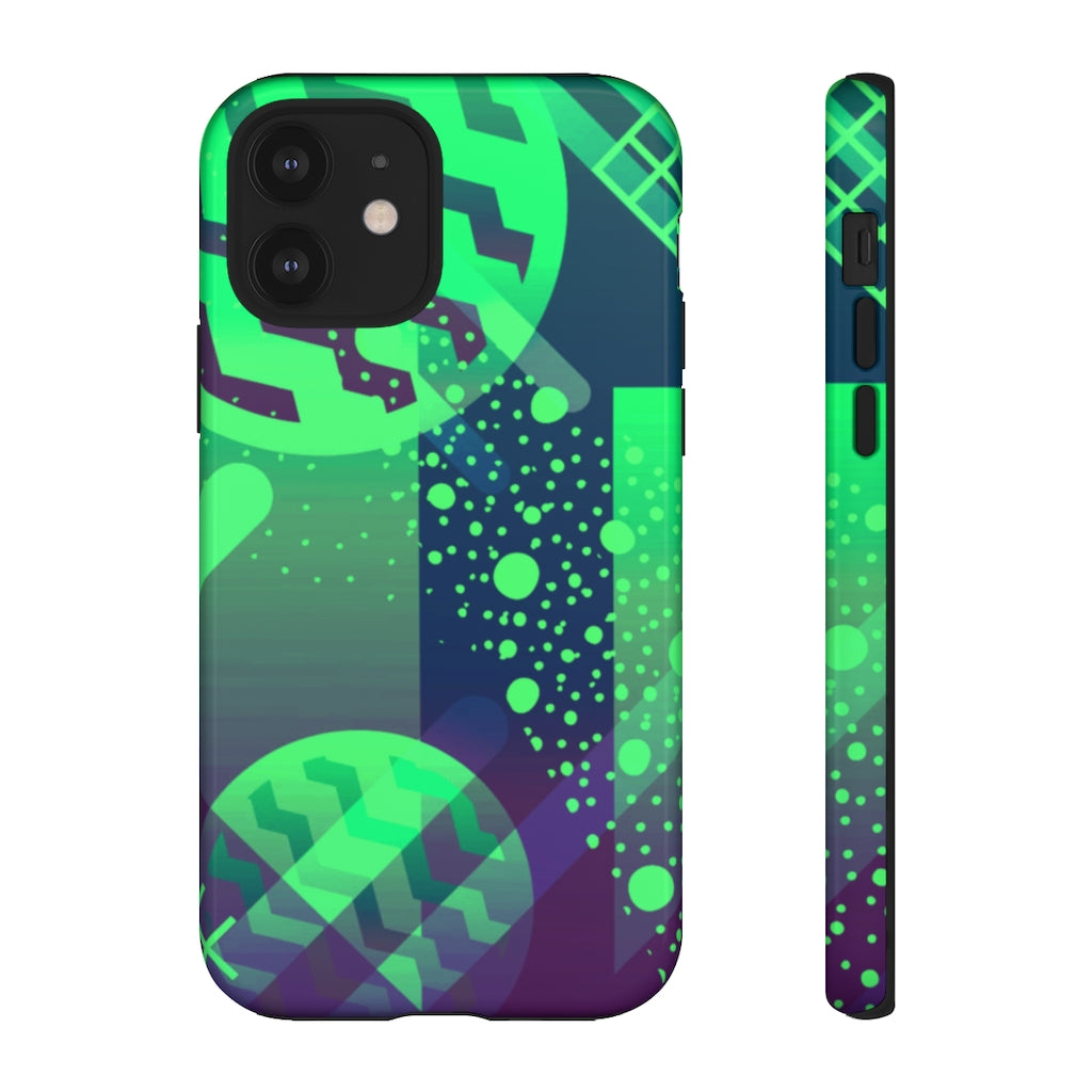 Zigzag Geometric iPhone Tough Cases
