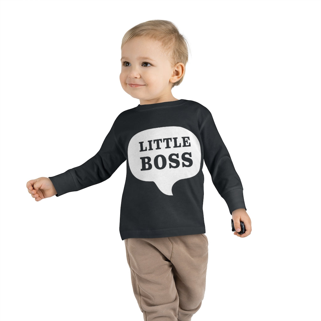 Little Boss Toddler Long Sleeve Tee