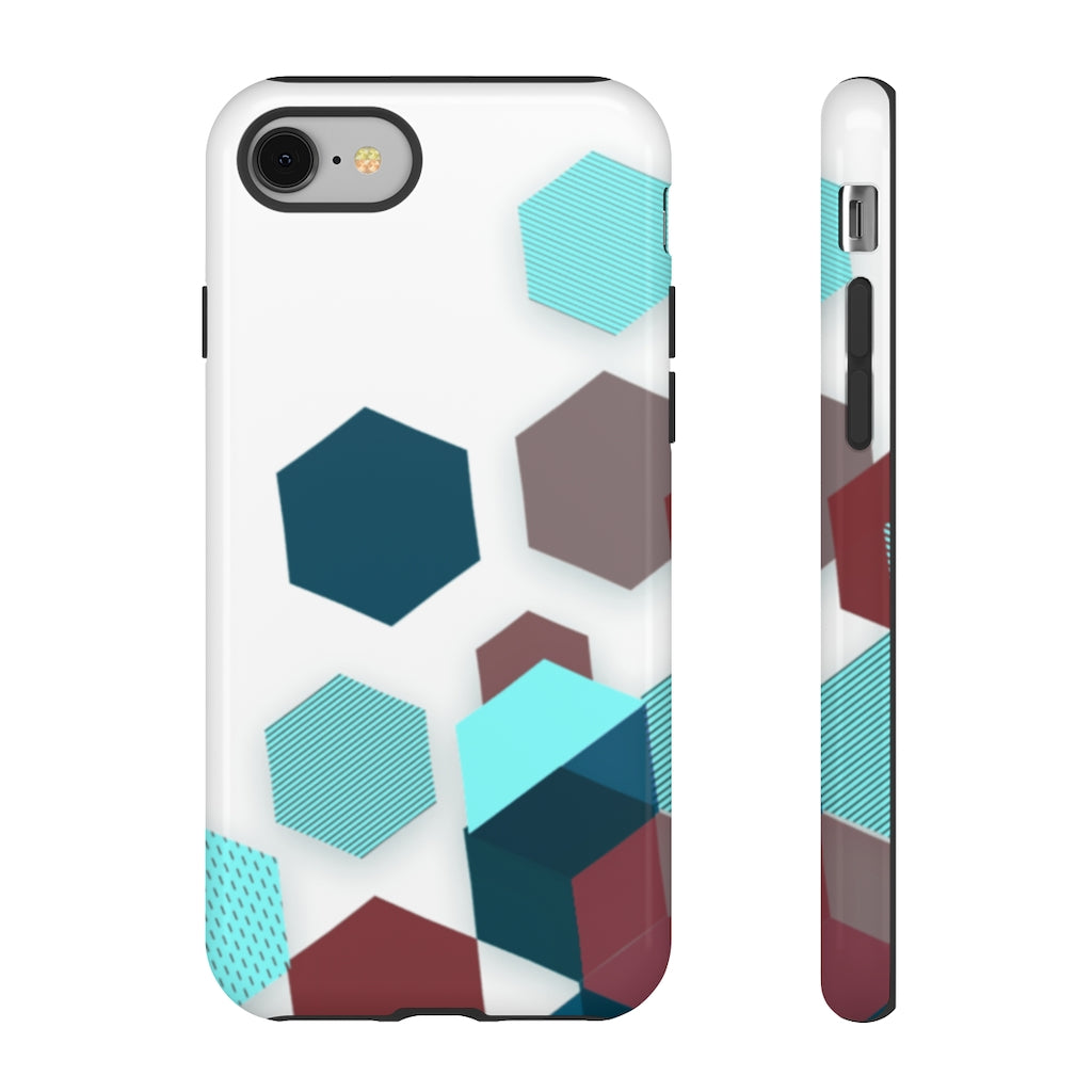Hexagon Geometric iPhone Tough Cases