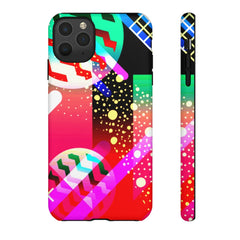 Zigzag Geometric iPhone Tough Cases