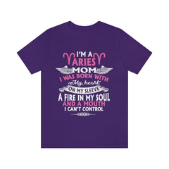 Aries Unisex Jersey Short Sleeve Tee