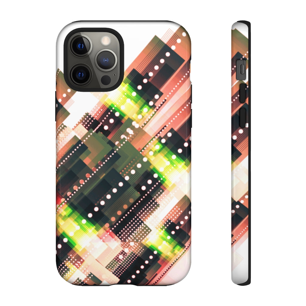 Ribbon Geometric iPhone Tough Cases
