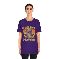 Shih Tzu Lives Matter Unisex Jersey Short Sleeve Tee