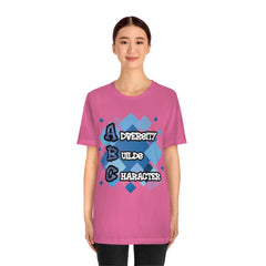 Adversity Builds Character Unisex Jersey Short Sleeve Tee