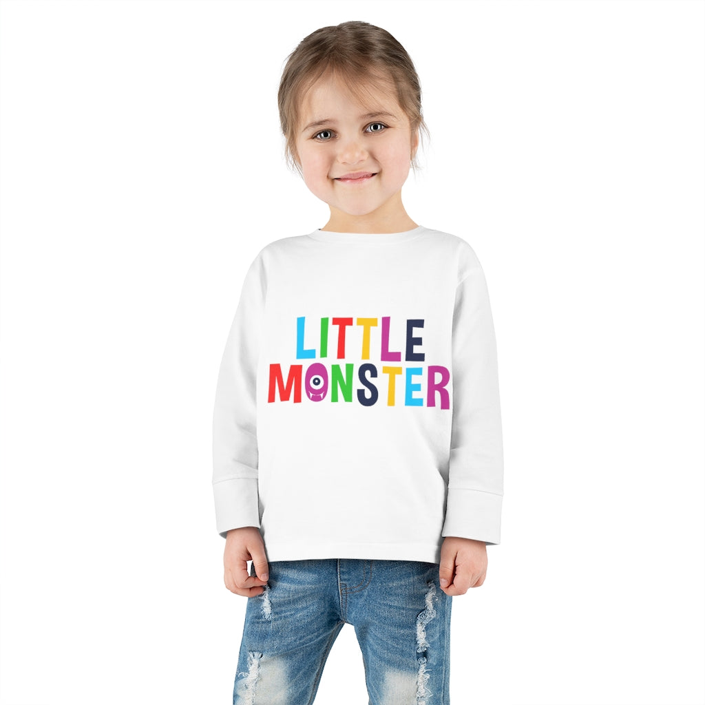 Little Monster Toddler Long Sleeve Tee