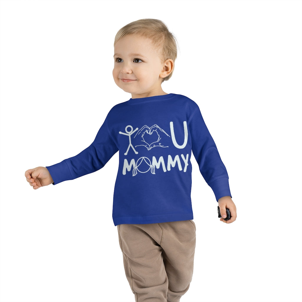 Love Mommy Toddler Long Sleeve Tee