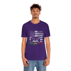 Gamer Lives Matter Unisex Jersey Short Sleeve Tee