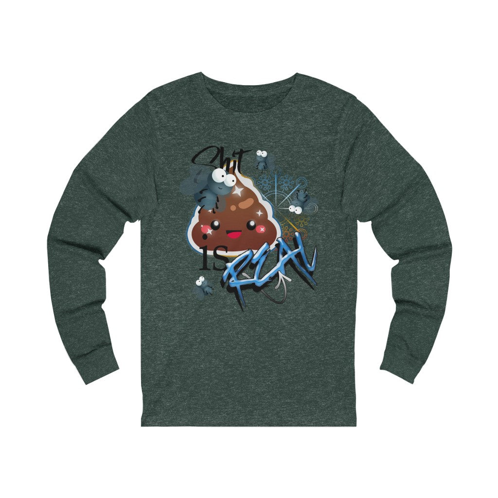 Shit Is Real Unisex Jersey Long Sleeve Tee