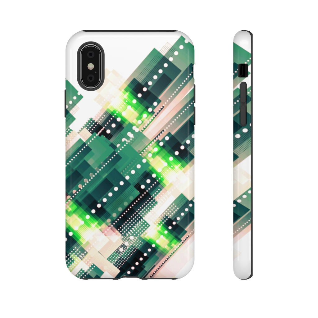 Ribbon Geometric iPhone Tough Cases