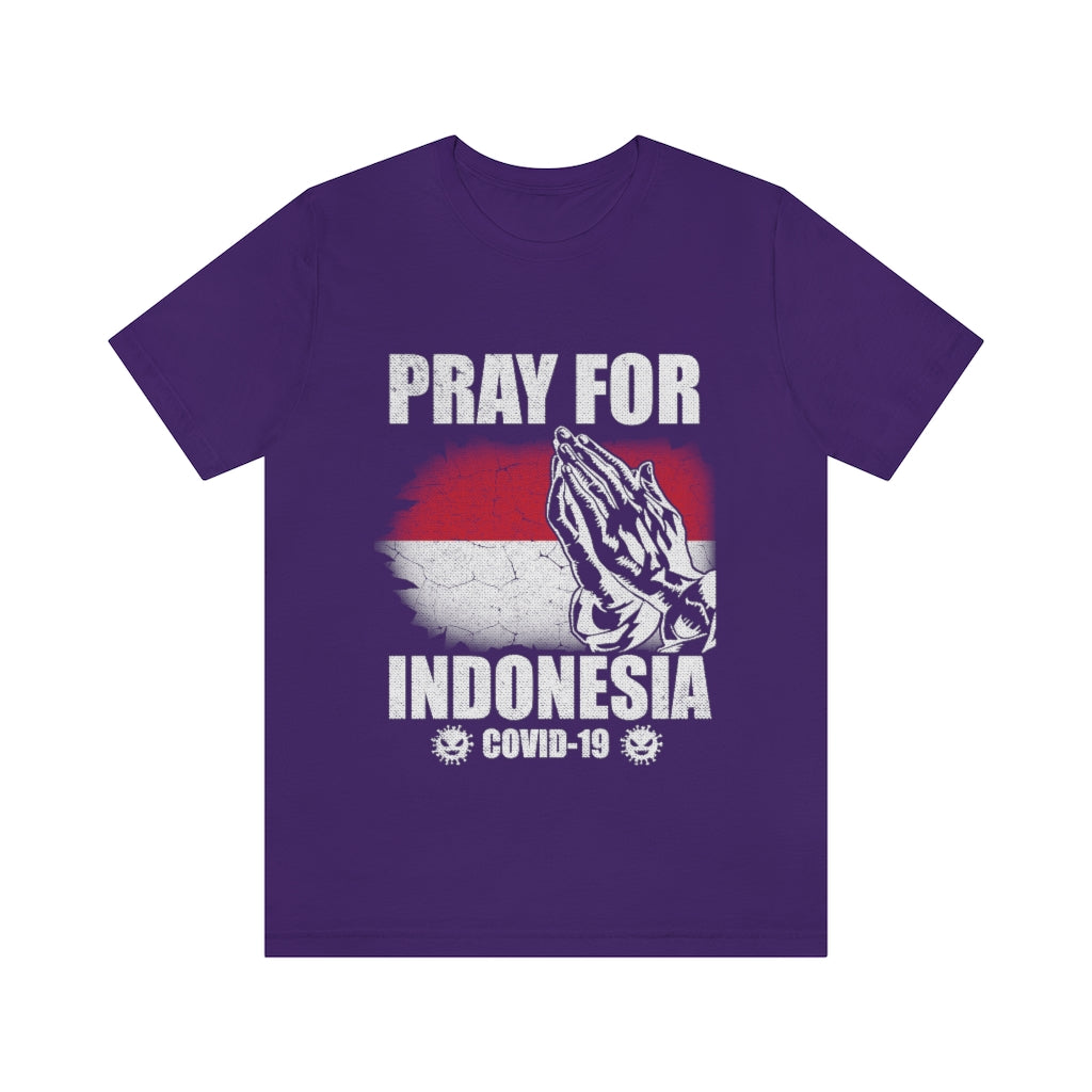Pray For Indonesia Unisex Jersey Short Sleeve Tee