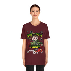 One Man Army Unisex Jersey Short Sleeve Tee