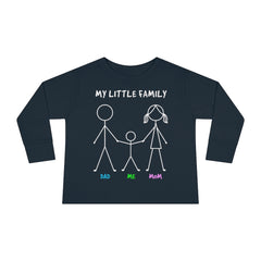 My Little Family Toddler Long Sleeve Tee