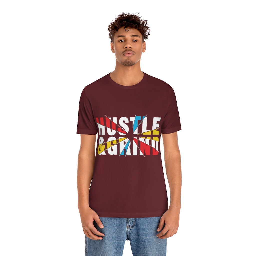 Hustle And Grind Unisex Jersey Short Sleeve Tee