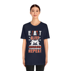 Gaming Repeat Unisex Jersey Short Sleeve Tee