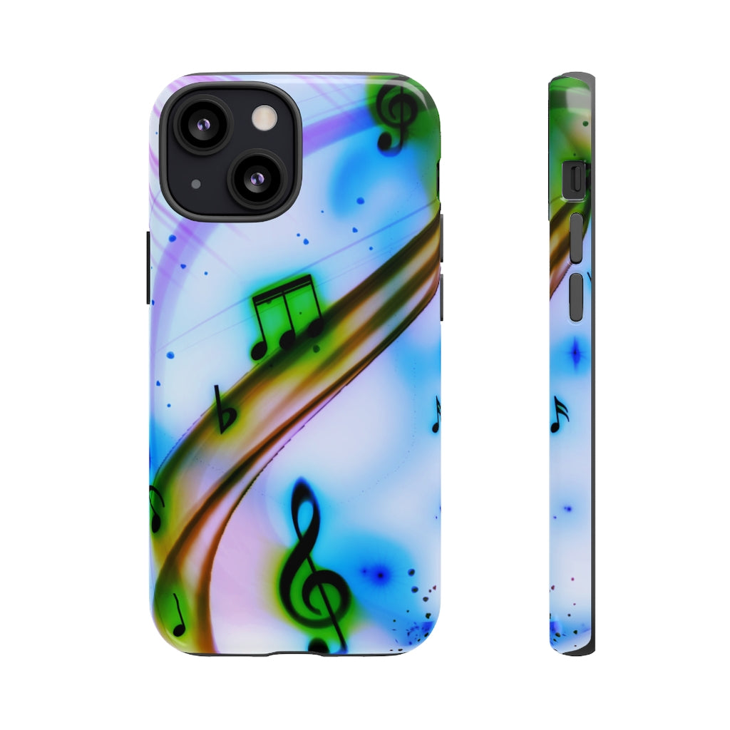 Mystic Swirl Music iPhone Tough Cases