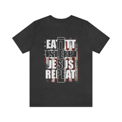 Jesus Repeat Unisex Jersey Short Sleeve Tee