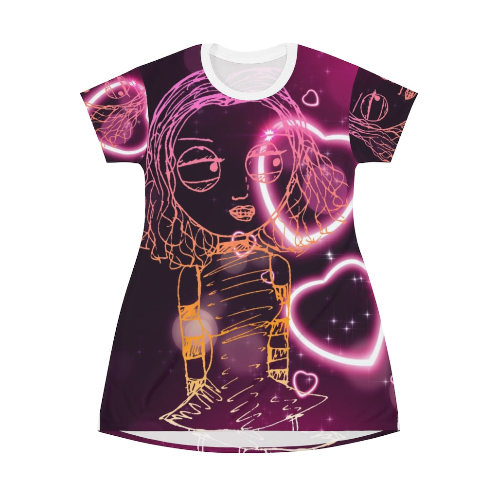 Cartoon T-Shirt Dress