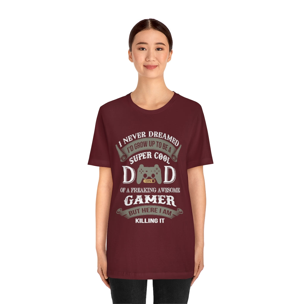 Super Cool Dad Unisex Jersey Short Sleeve Tee