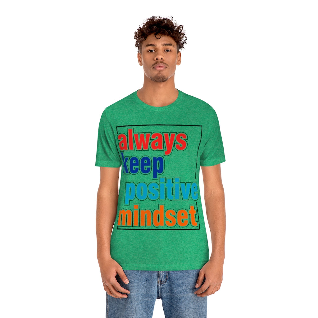 Positive Mindset Unisex Jersey Short Sleeve Tee