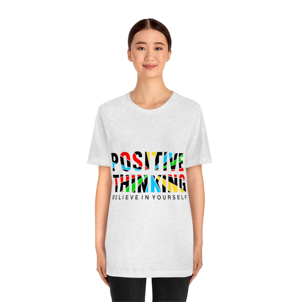 Positive Thinking Unisex Jersey Short Sleeve Tee