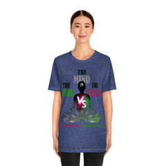 The Soul vs. The Flesh vs. The Mind Unisex Jersey Short Sleeve Tee