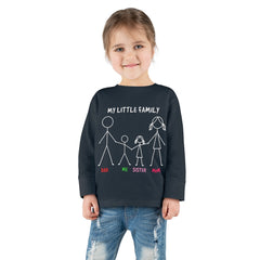 My Little Family Toddler Long Sleeve Tee