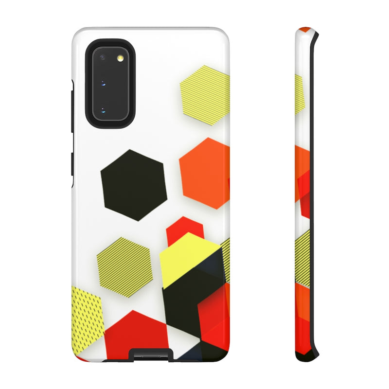 Hexagon Geometric Samsung Galaxy Tough Cases